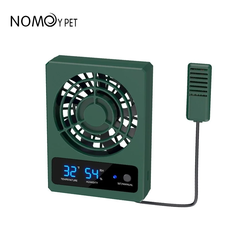 NOMOY PET Intelligent Reptile Fan Ventilation Dehumidifier NFF-126 Green